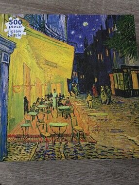 Flame Tree 500 Piece Cafe Terrace At Night Vincent Van Gogh Jigsaw Puzzle